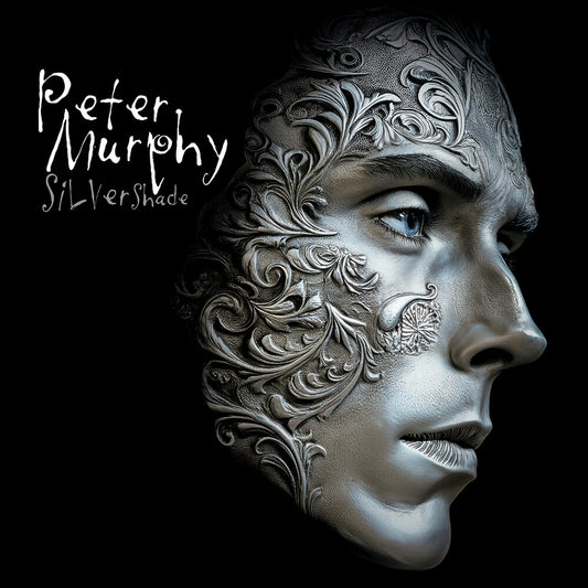 the album cover for Peter Murphy - Silver Shade (Blue) [Clear Vinyl] [Limited Edition]