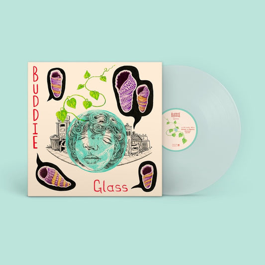 the album cover for Buddie - Glass [Clear Vinyl]