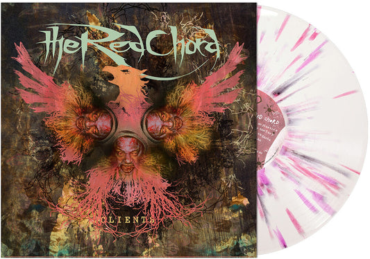 the album cover for The Red Chord - Clients [White w/Pink Splatter Vinyl]