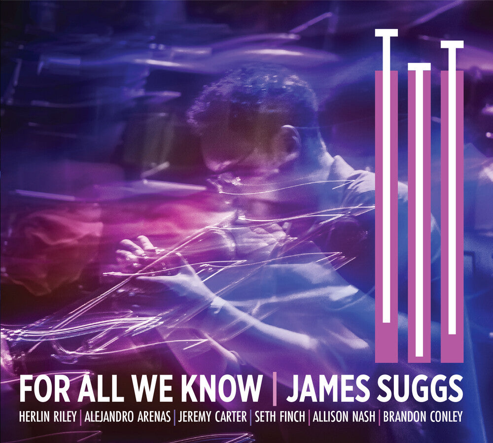the album cover for James Suggs - For All We Know