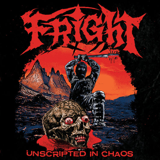 the album cover for Fright - Unscripted In Chaos
