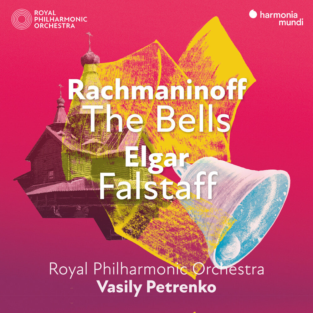 the album cover for Royal Philharmonic Orchestra / Vasily Petrenko - Rachmaninoff: The Bells - Elgar: Falstaff