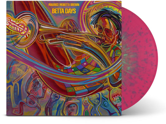the album cover for Maurice Brown  Mobetta - Betta Days [Pink/Green Colored Vinyl]