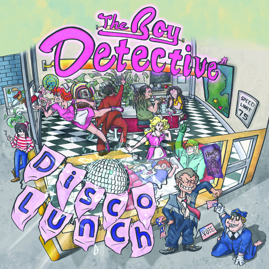 the album cover for Boy Detective - Disco Lunch [Colored Vinyl] (Purp)
