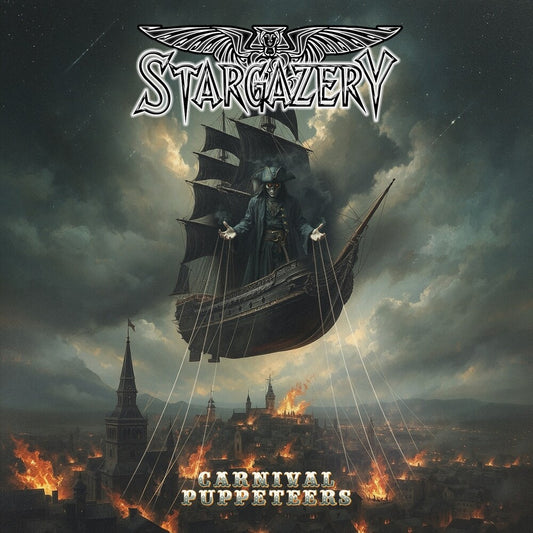 the album cover for Stargazery - Carnival Puppeteers