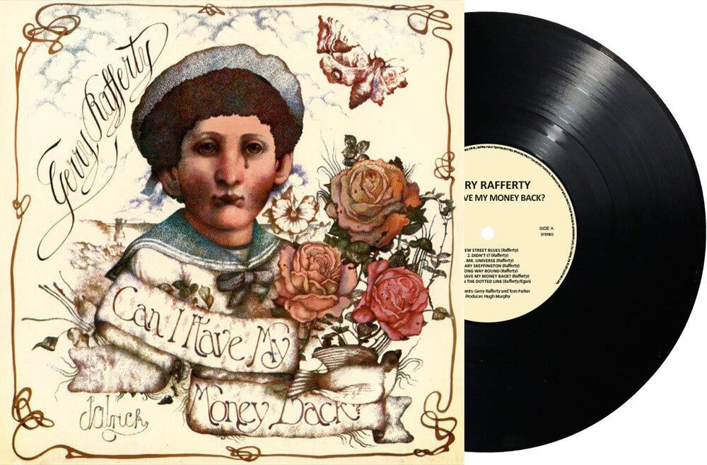 the album cover for Gerry Rafferty - Can I Have My Money Back (Blk) (Fra)