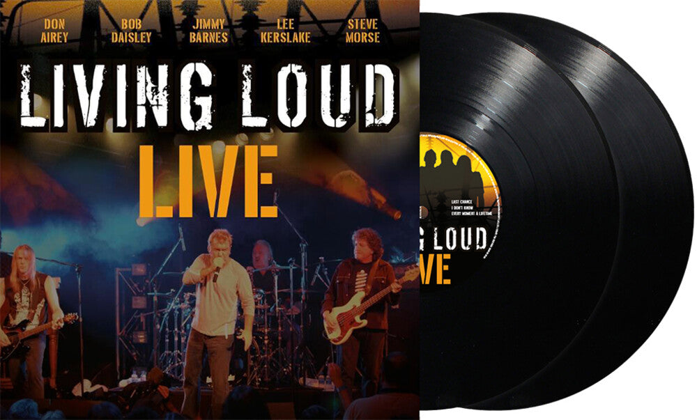 the album cover for LIVING LOUD - Live (Blk) (Fra)