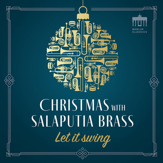 the album cover for Salaputia Brass - Let It Swing - Christmas With Salaputia Brass