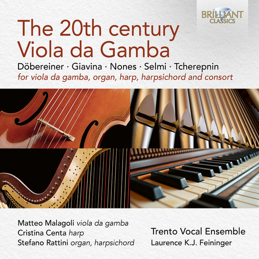 the album cover for Matteo Malagoli - 20th Century Viola Da Gamba
