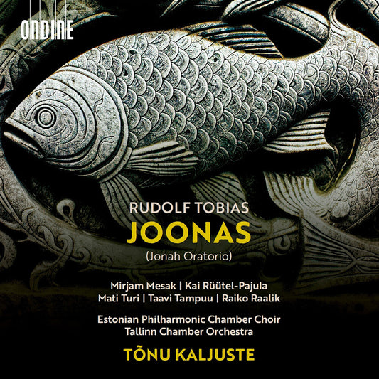 the album cover for Mirjam Mesak - Rudolf Tobias: Joonas (Jonah Oratorio)