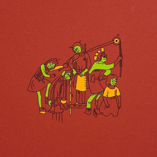 the album cover for Meridian Brothers - VII