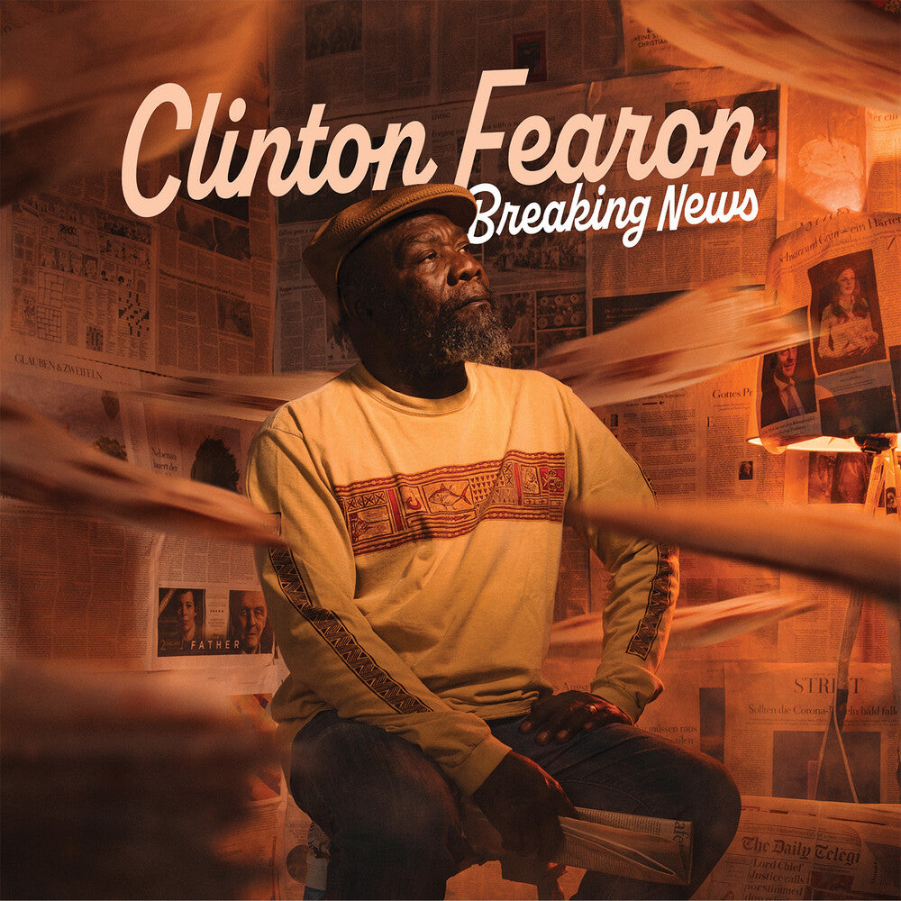 the album cover for Clinton Fearon - Breaking News