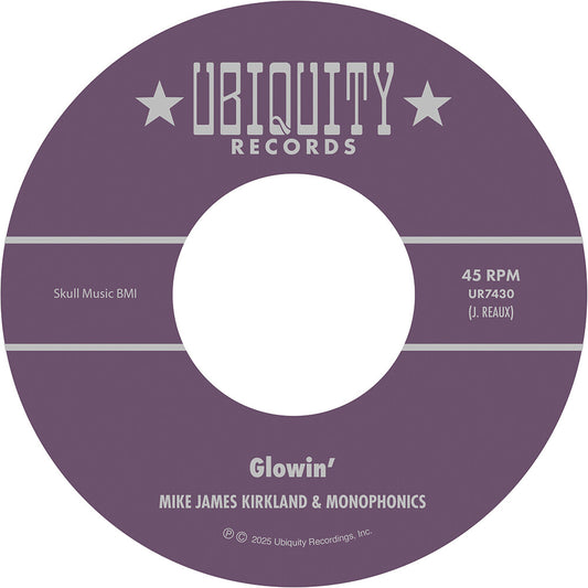 the album cover for Mike James Kirkland & Monophonics - Glowin'