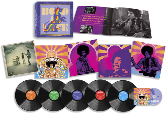 the album cover for The Jimi Hendrix Experience - Bold As Love [Vinyl Box Set]