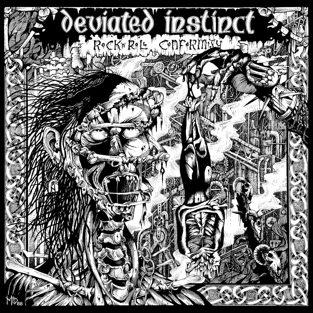 the album cover for Deviated Instinct - Rock 'n' Roll Conformity