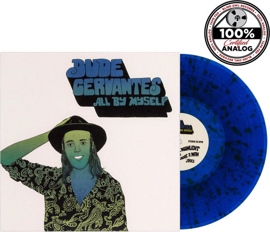 the album cover for Dude Cervantes - All By Myself - Blue (Blue) [Colored Vinyl] (Grn)