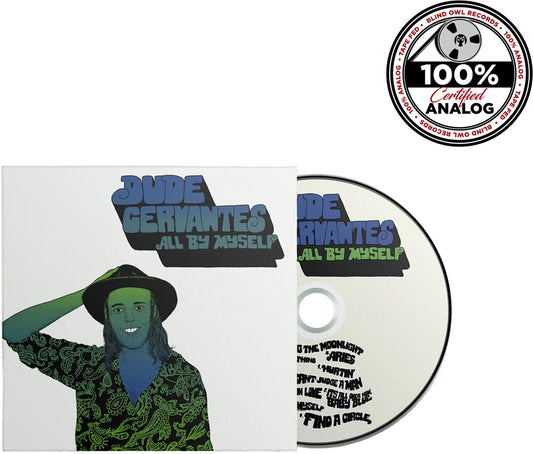 the album cover for Dude Cervantes - All By Myself