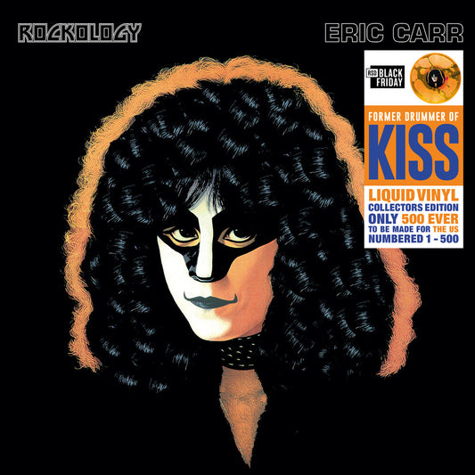 the album cover for Eric Carr from KISS - Rockology: The Liquid Vinyl Numbered Edition [RSD Black Friday 2025]