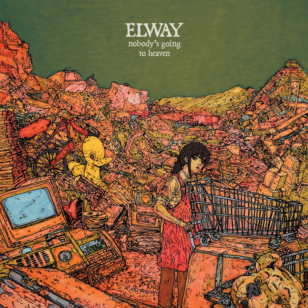 the album cover for Elway - Nobody's Going To Heaven