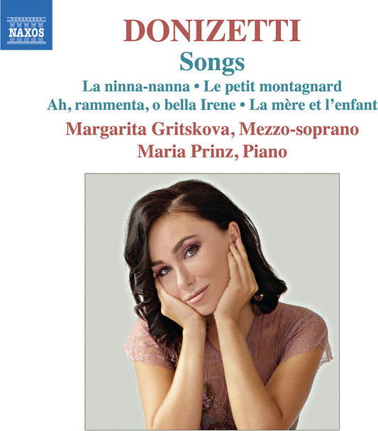 the album cover for Margarita Gritskova - Donizetti: Songs