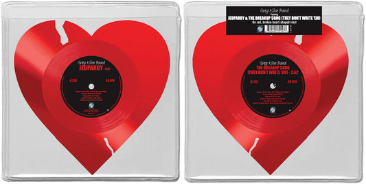 the album cover for Greg Kihn  Band - Jeopardy/Breakup Song (They Don't Write 'em) [Limited Edition]