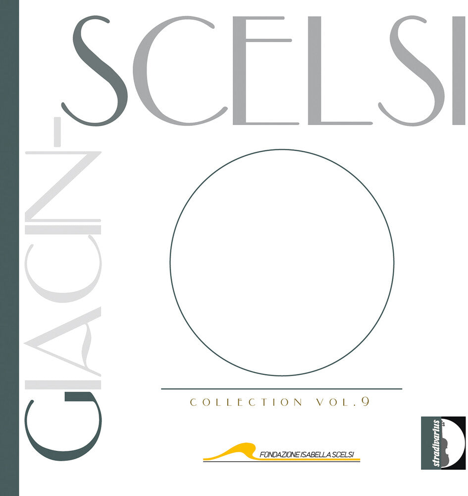 the album cover for Fabrizio Ottaviucci - Giacinto Scelsi: Scelsi Collection V. 9 - Fabrizio
