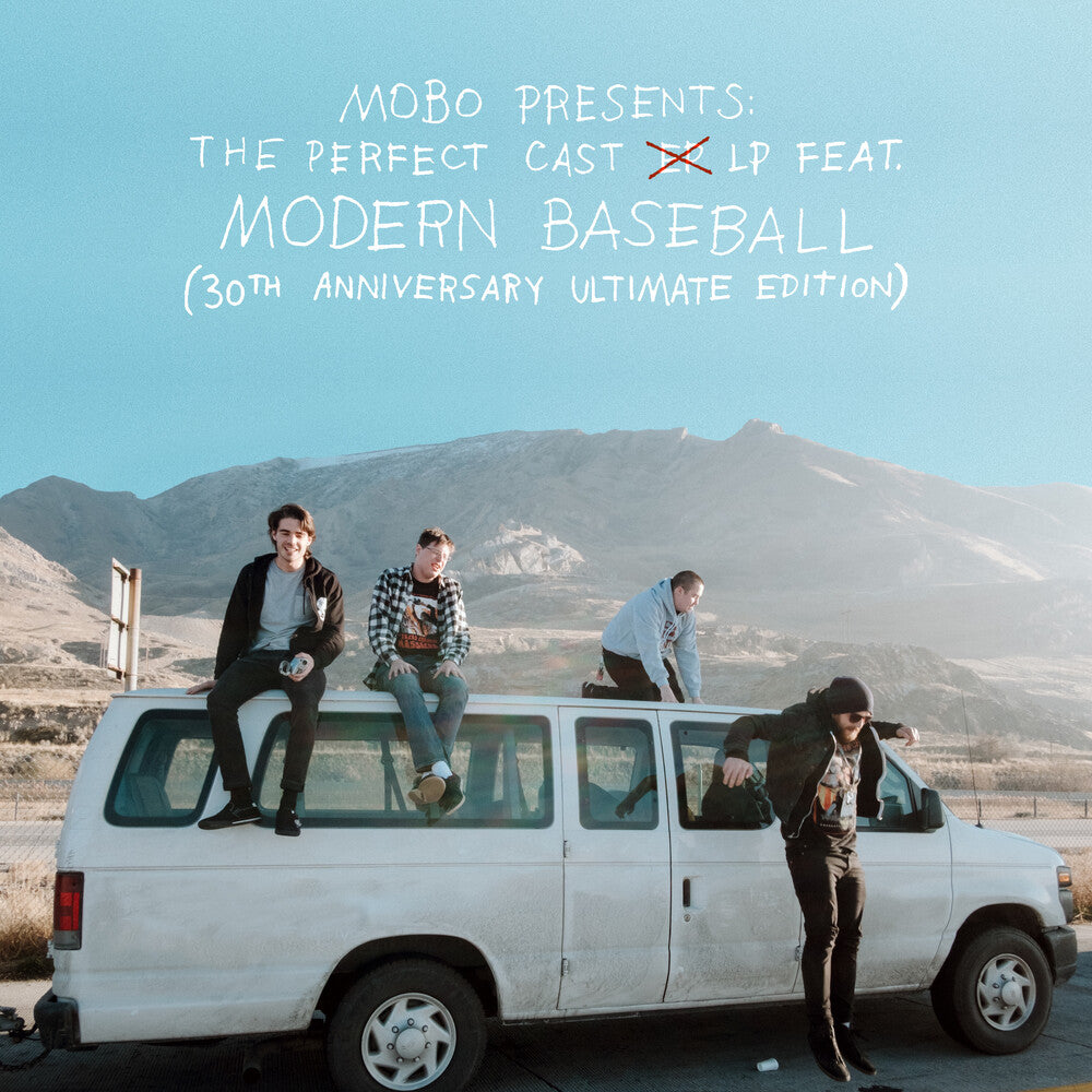 the album cover for Modern Baseball - Mobo Presents: The Perfect Cast Lp (Blue) [Colored Vinyl]