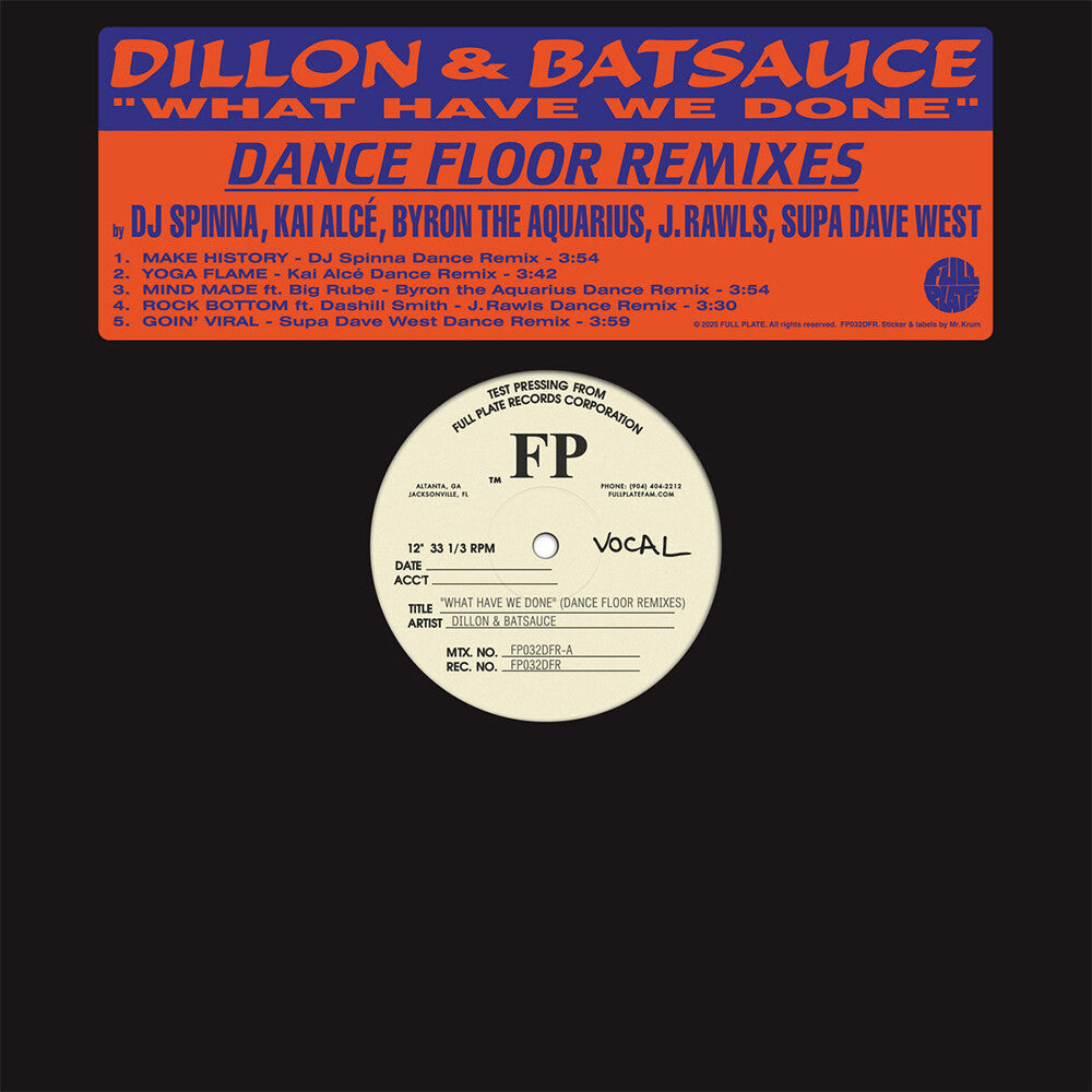 the album cover for Dillon & Batsauce - What Have We Done (Dance Floor Remixes)