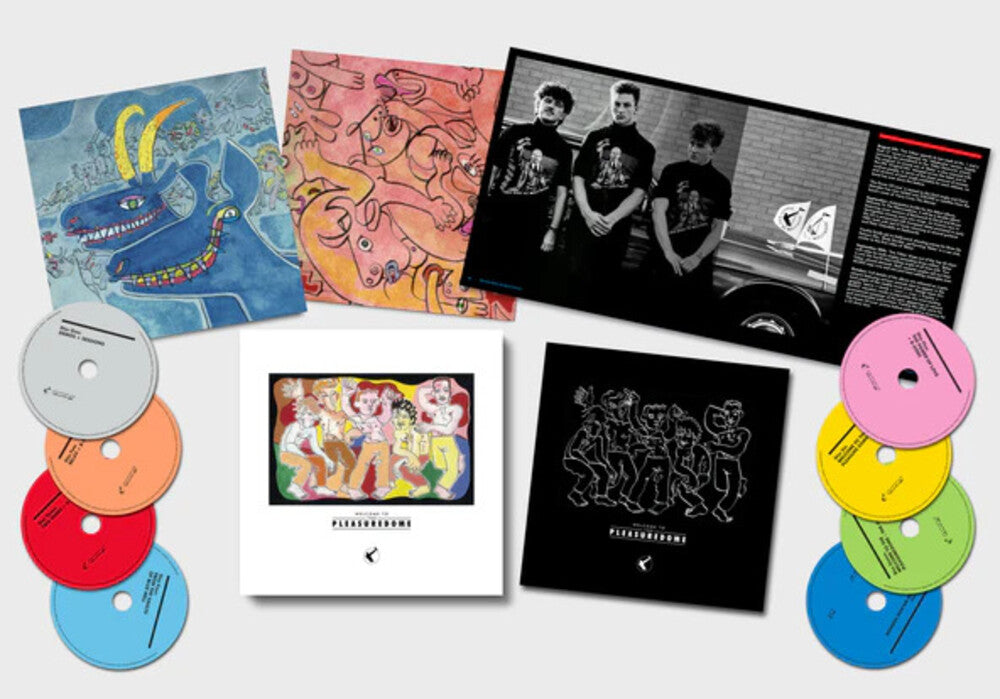 the album cover for Frankie Goes To Hollywood - Welcome To The Pleasuredome (Box) [Deluxe] (Wbr) (Uk)