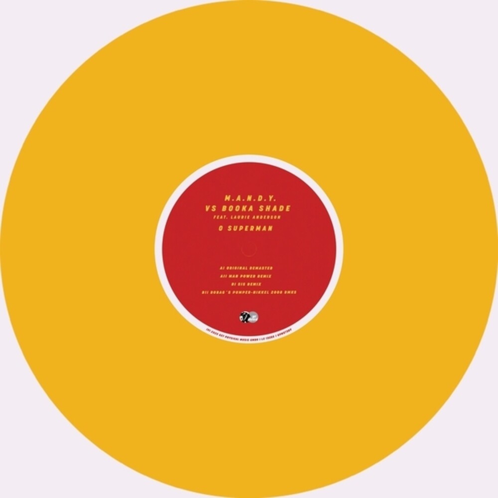 the album cover for Mandy / Booka Shade / Laurie Anderson - O Superman 2025 [Colored Vinyl] (Ep) (Ylw)