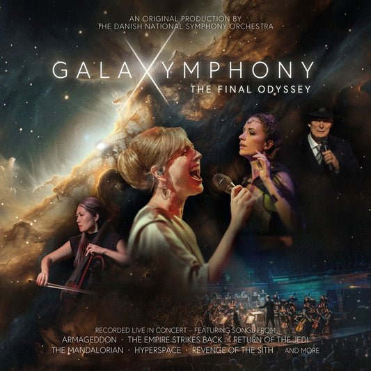 the album cover for Danish National Symphony Orchestra - Galaxymphony - The Final Odyssey