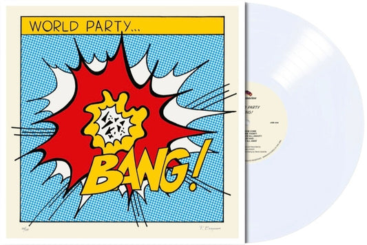 the album cover for World Party - Bang - White [Colored Vinyl] (Wht) [Reissue]