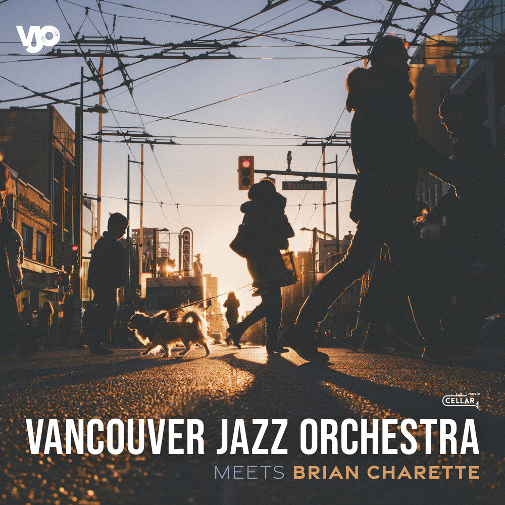 the album cover for Vancouver Jazz Orchestra - Meets Brian Charette