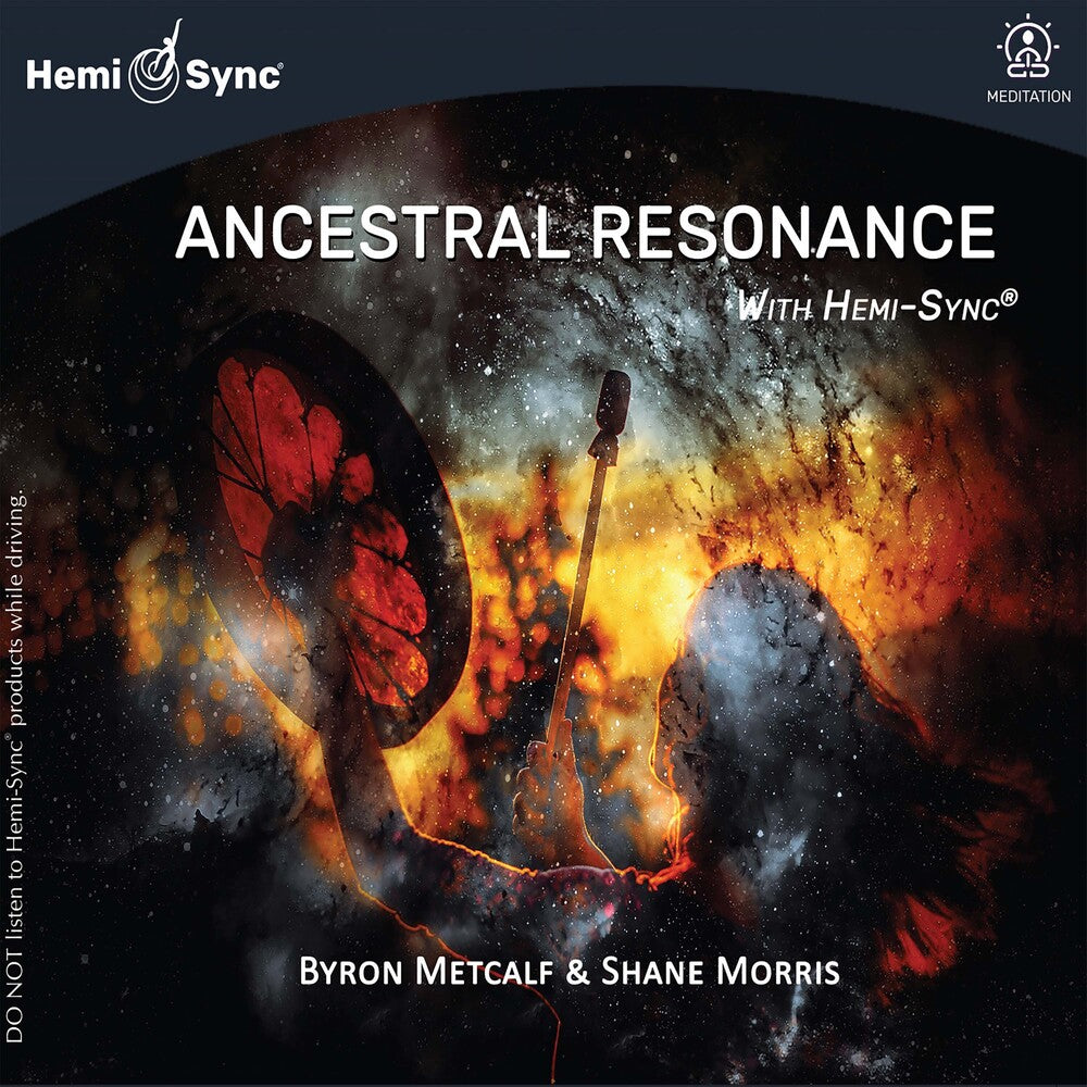 the album cover for Byron Metcalf  / Morris,Shane - Ancestral Resonance With Hemi-Sync