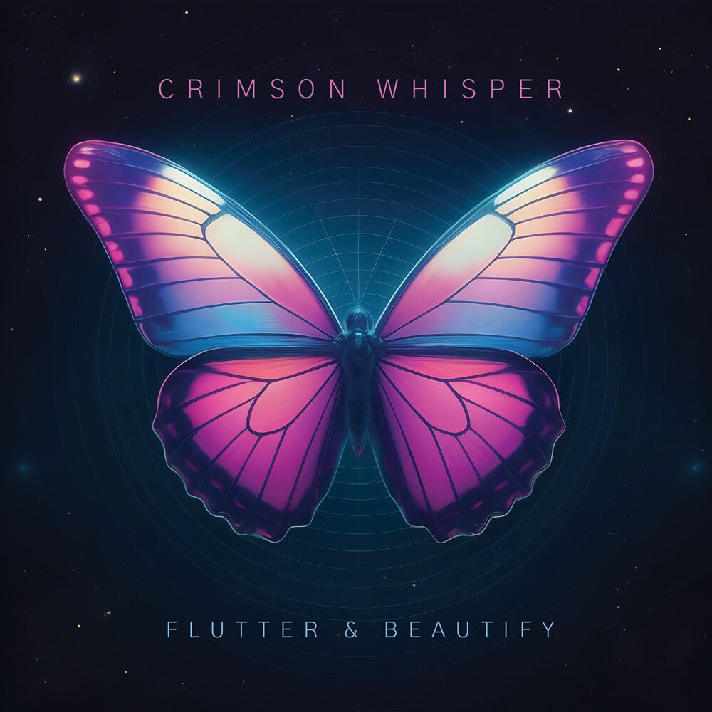 the album cover for Crimson Whisper - Flutter & Beautify