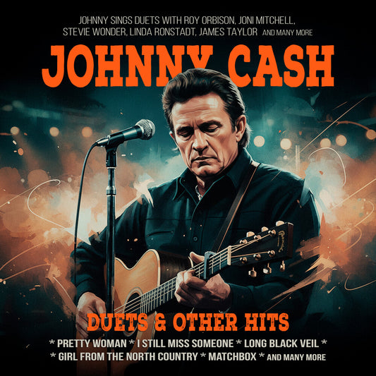 the album cover for Johnny Cash - Duets & Other Hits