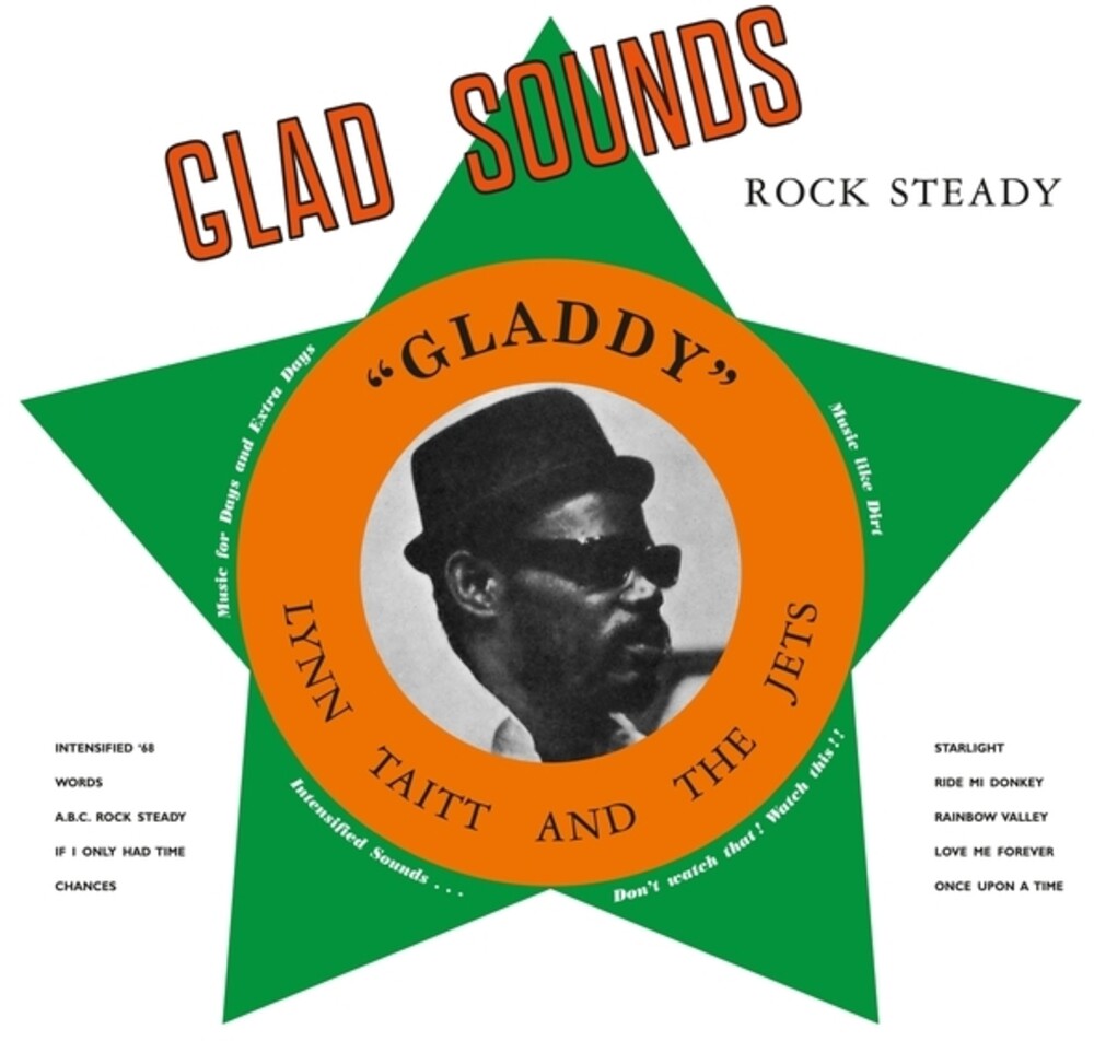 the album cover for Gladstone Anderson  / Taitt,Lynn / Jets - Glad Sounds: Gladdy