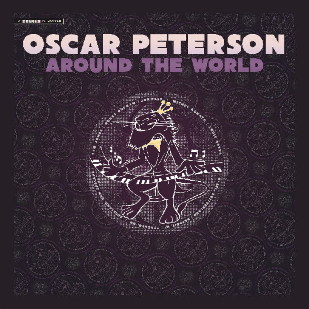the album cover for Oscar Peterson - Around The World