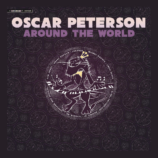the album cover for Oscar Peterson - Around The World