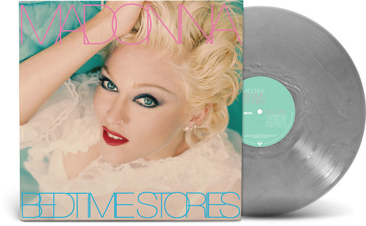 the album cover for Madonna - Bedtime Stories [Silver Vinyl]