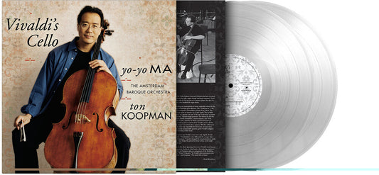 the album cover for Yo Ma -Yo - Vivaldi's Cello [Clear Vinyl] [Limited Edition] [180 Gram]