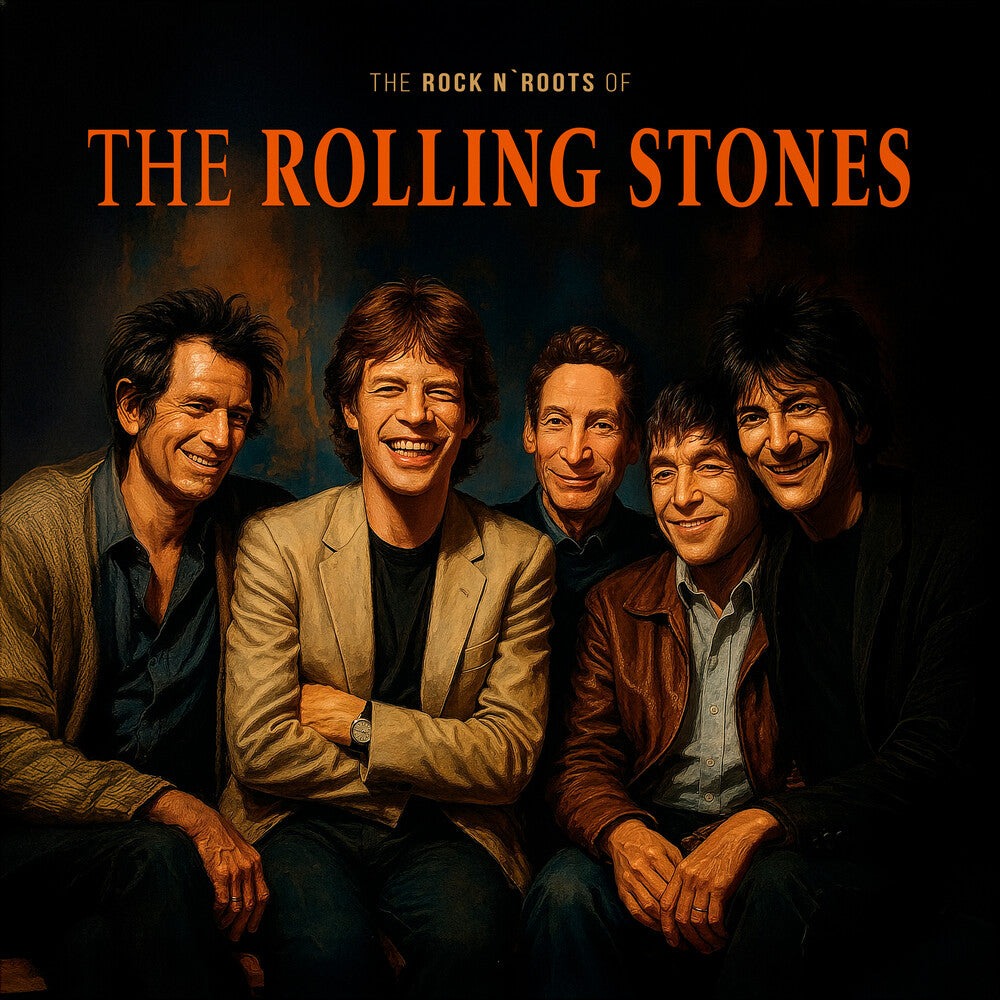 the album cover for Rolling Stones - Rock N Roots Of [Clear Vinyl]