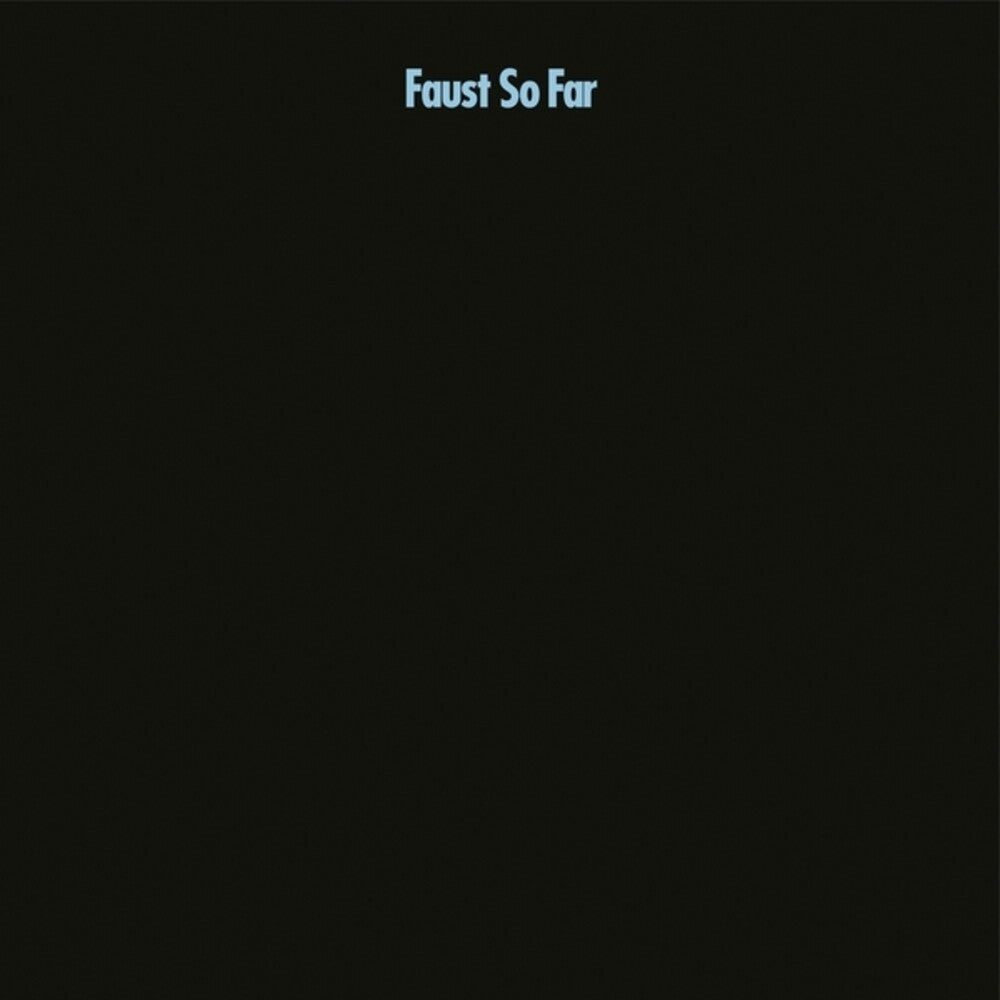 the album cover for Faust - So Far (Blue) [Colored Vinyl] [Limited Edition]