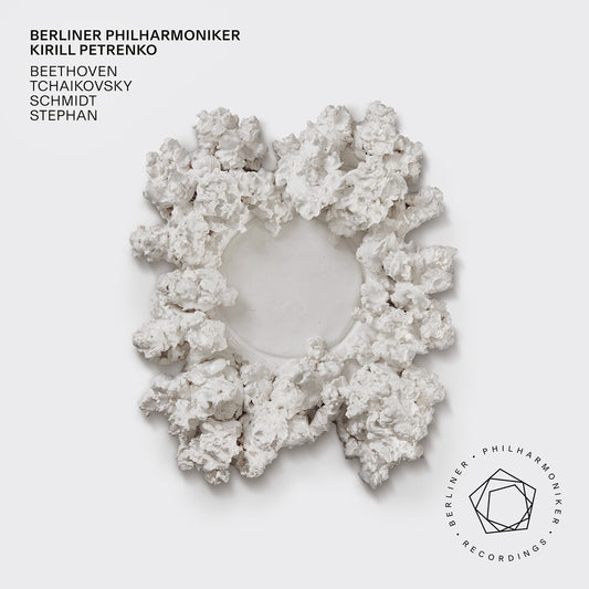 the album cover for Berliner Philharmoniker - Kirill Petrenko - Beethoven Tchaikovsky Schmidt &
