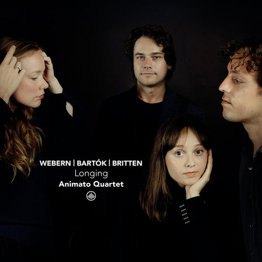 the album cover for Animato Quartet - Longing