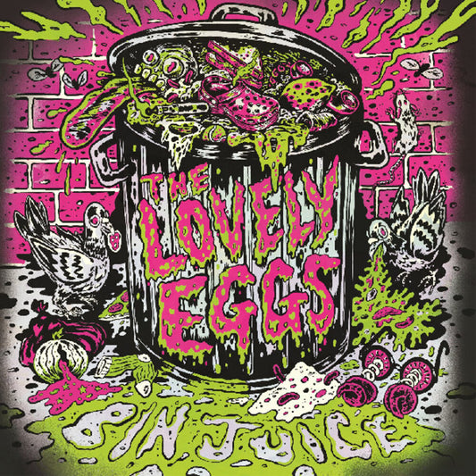the album cover for Lovely Eggs - Bin Juice