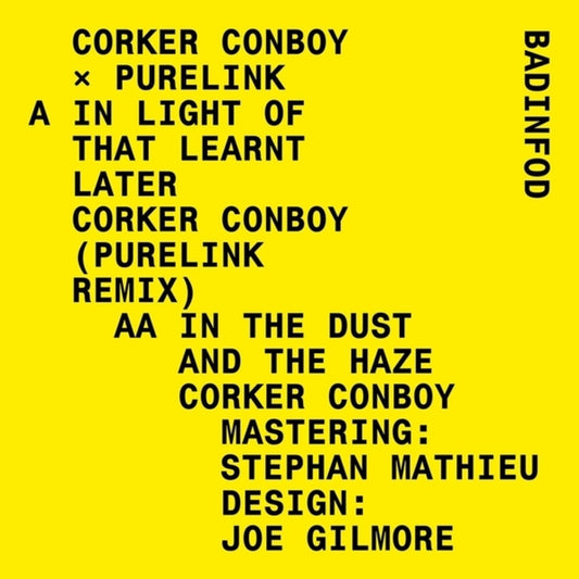 the album cover for Corker Conboy - Corker Conboy X Purelink (Uk)