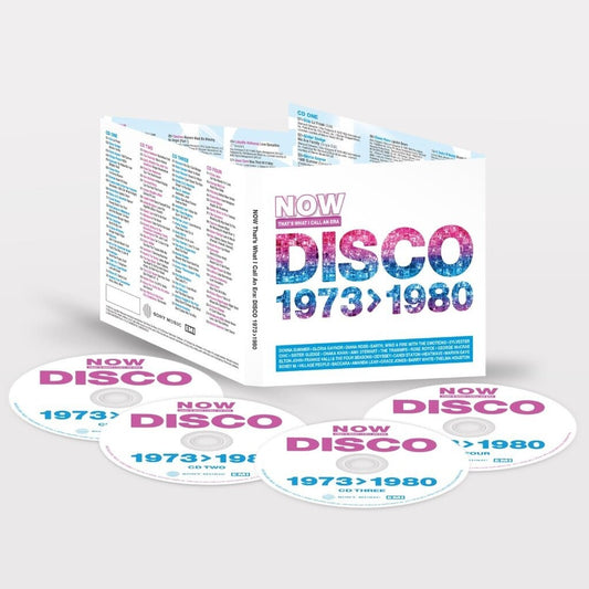the album cover for Now That's What I Call An Era - Disco: 1973-1980 - Now That's What I Call An Era - Disco: 1973-1980