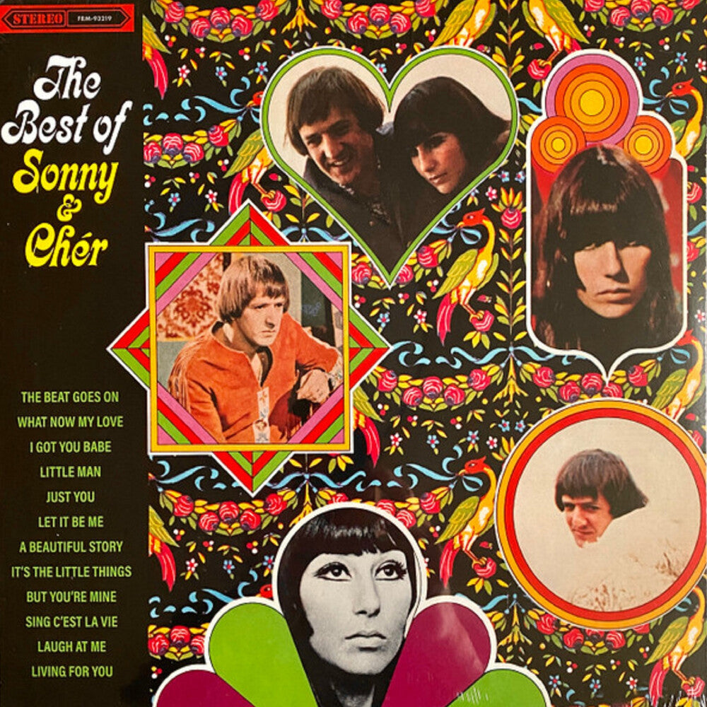 the album cover for Sonny & Cher - Best Of Sonny & Cher [Colored Vinyl] [Limited Edition] (Pnk) (Aniv)