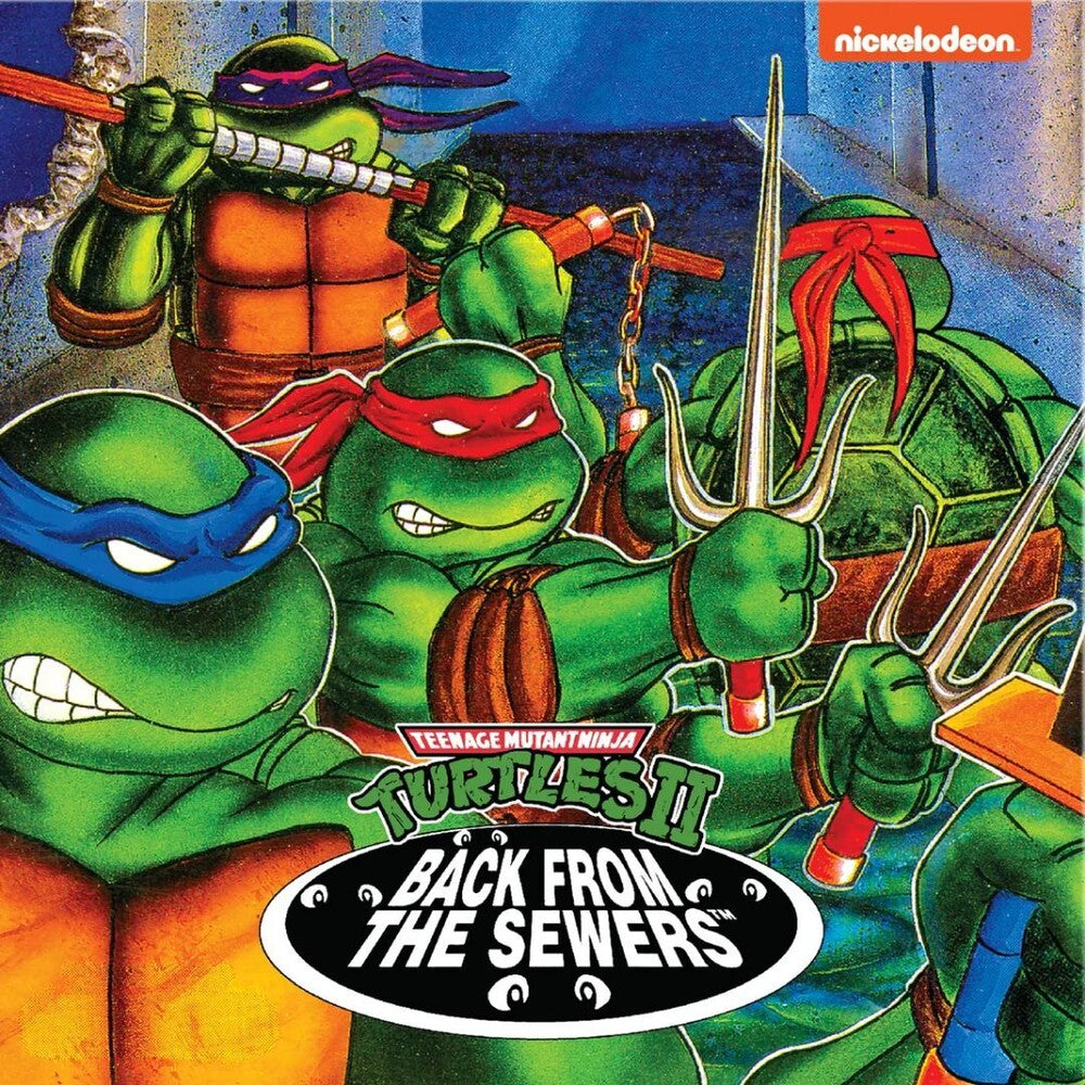 the album cover for Teenage Mutant Ninja Turtles Ii - O.S.T. (Colv) - Teenage Mutant Ninja Turtles Ii - O.S.T. [Colored Vinyl]